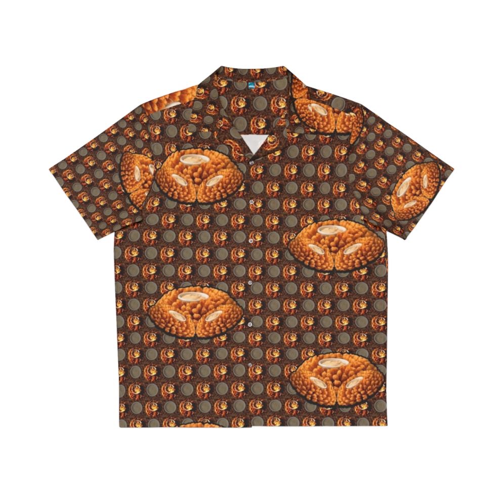 Bloomin Onion Hawaiian Shirt with Tropical Floral Print