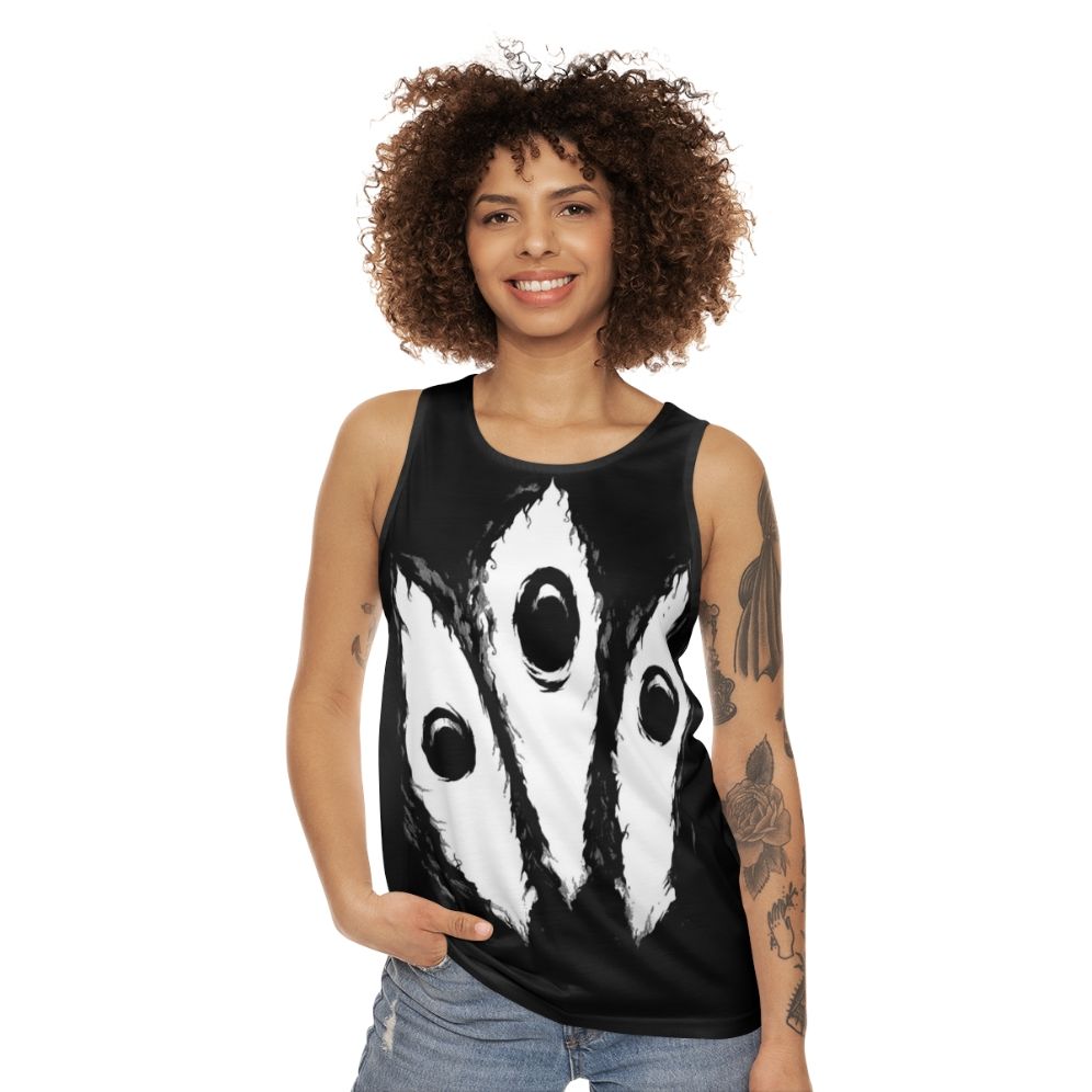 Unisex Manga-Inspired "Kishin Eyes" Tank Top - women