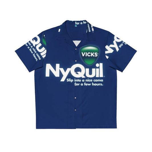 Nyquil Hawaiian Shirt featuring honest company branding