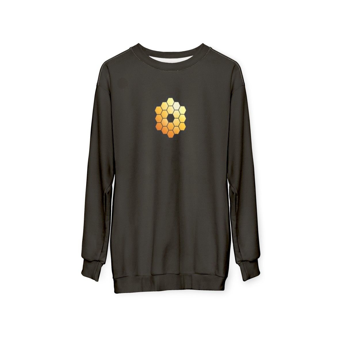 JWST Sweatshirt featuring the James Webb Space Telescope - hanging