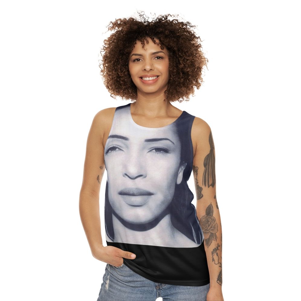 Vintage Sade Singer Unisex Tank Top - women