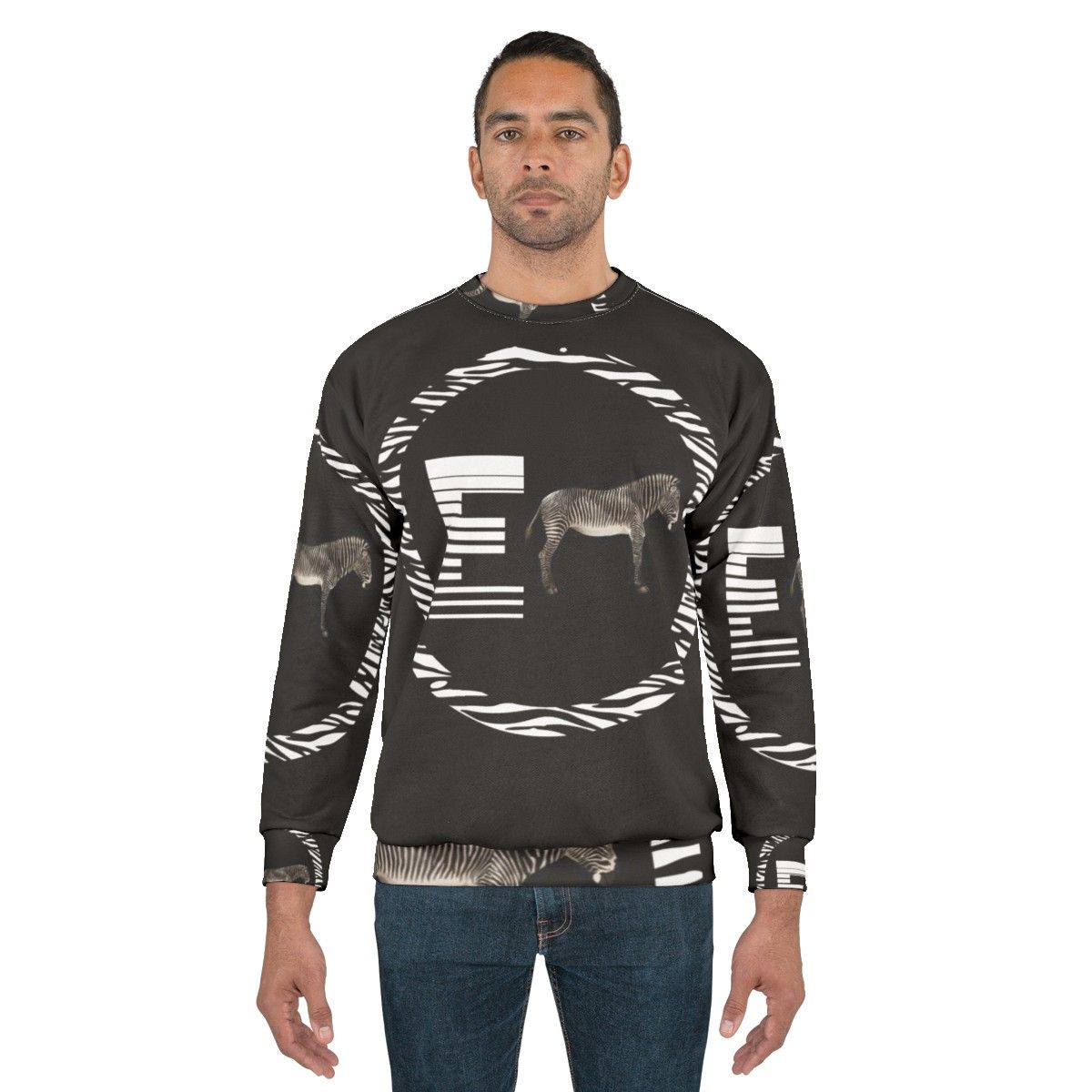 African Zebra Graphic Sweatshirt - men