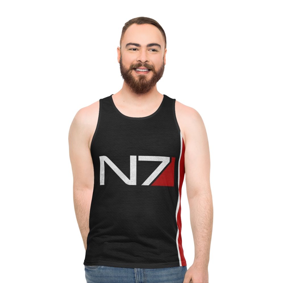 Mass Effect N7 Unisex Tank Top - men