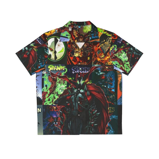 Spawn Hawaiian Shirt - Comic Book Inspired Superhero Demon Design