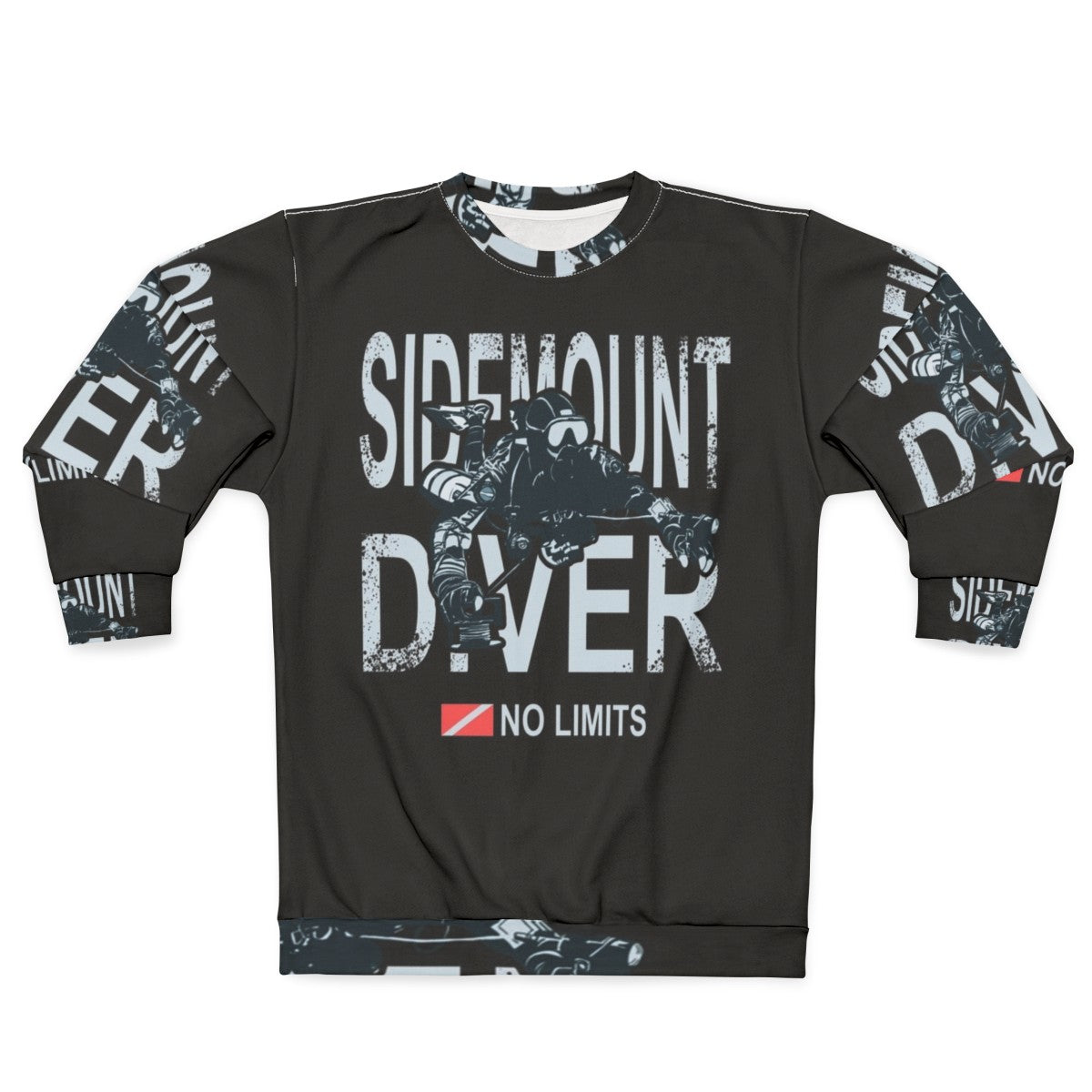 Sidemount diver technical diving sweatshirt