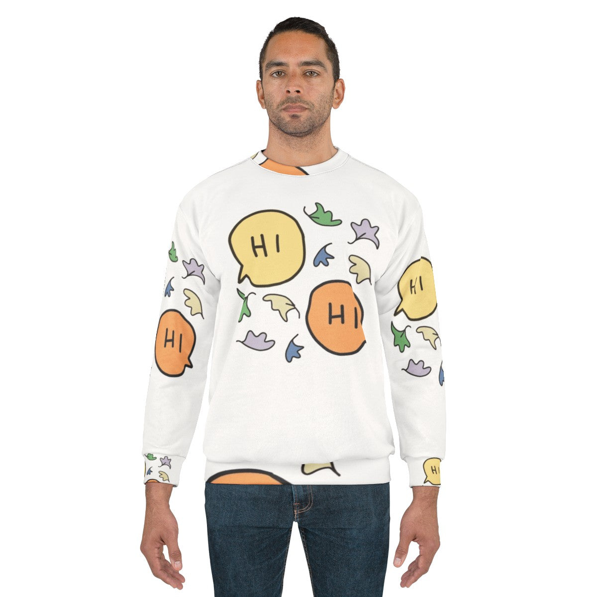 Heartstopper Pastel Leaves Sweatshirt - men