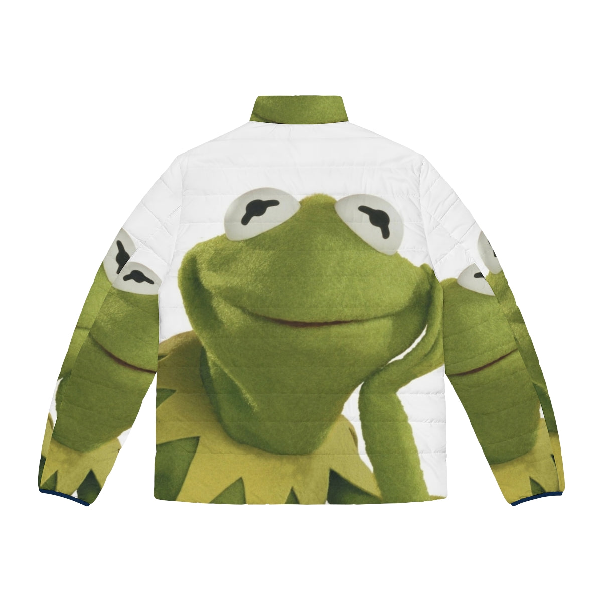 Kermit the Frog-inspired puffer jacket with the Muppets character design - Back