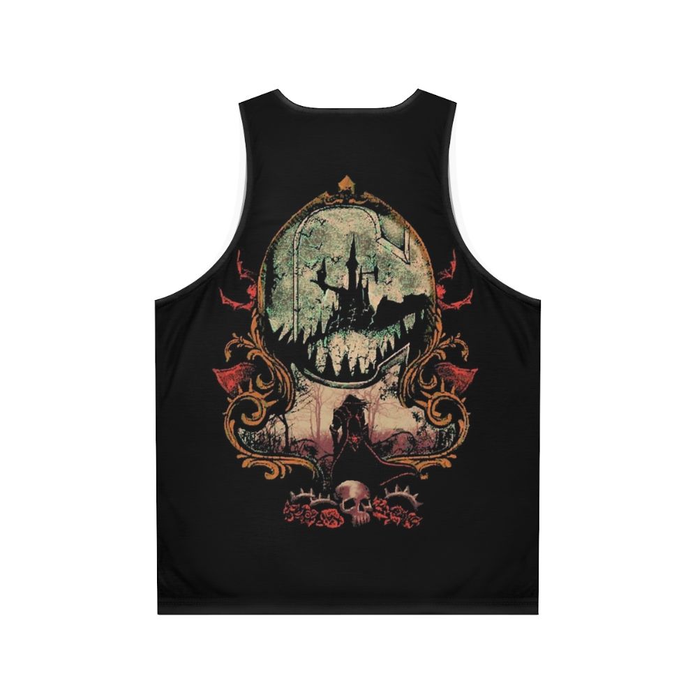 Castlevania inspired vampire hunter unisex tank top - Back