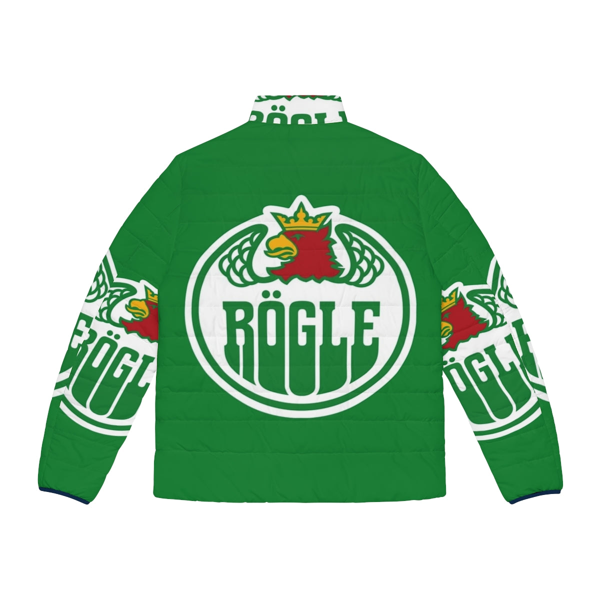 Rögle BK hockey puffer jacket with team logo - Back