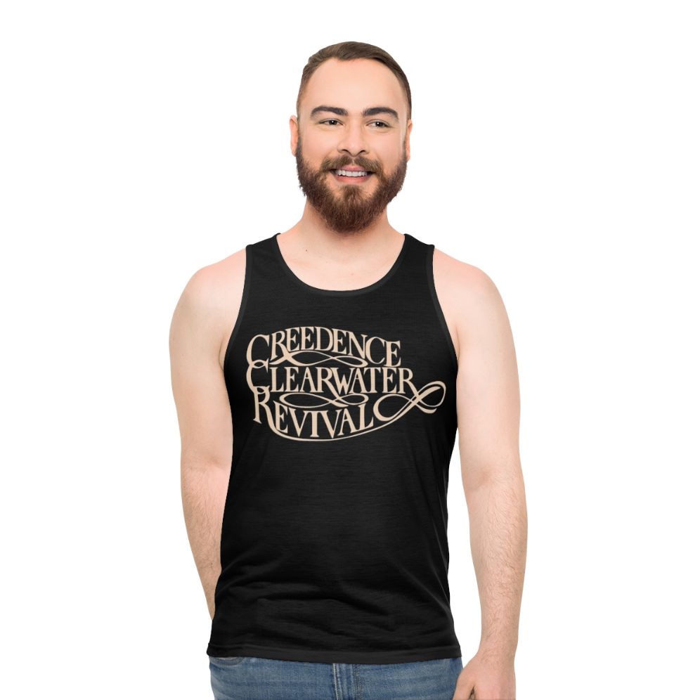 Vintage Credence Clearwater Revival Unisex Tank Top - men