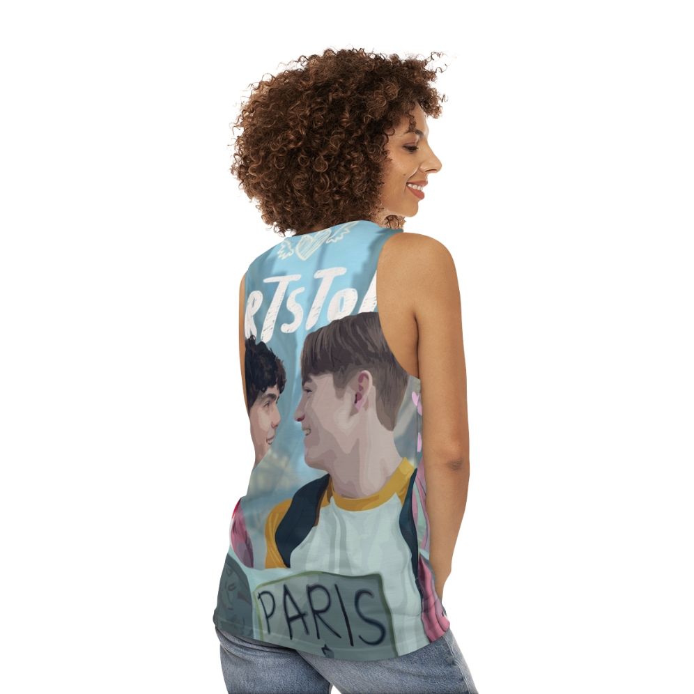 Heartstopper Netflix Unisex Tank Top - women back