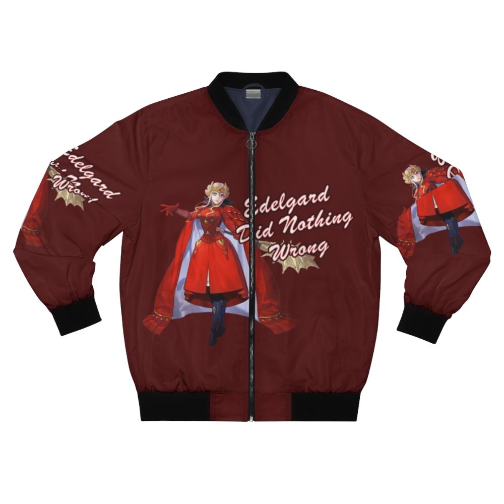 Edelgard Fire Emblem Three Houses Black Eagles Bomber Jacket