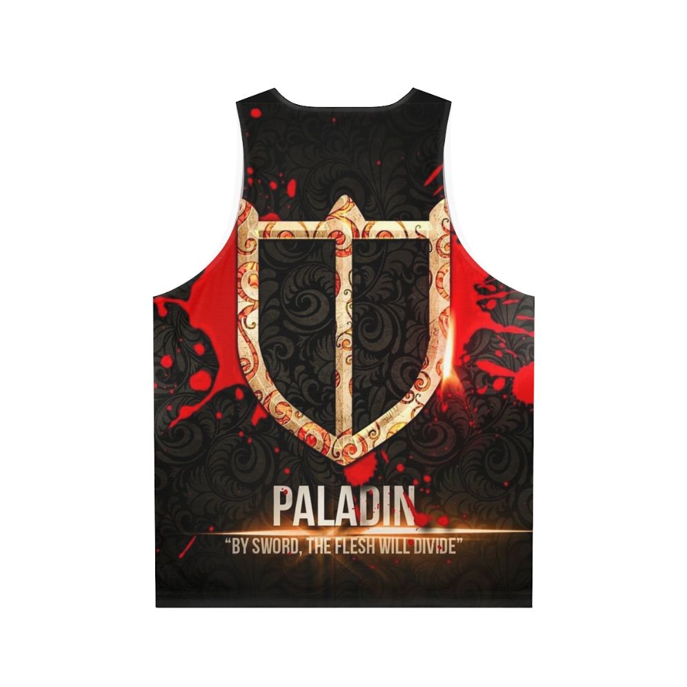 Paladin Final Fantasy XIV Unisex Tank Top - Back