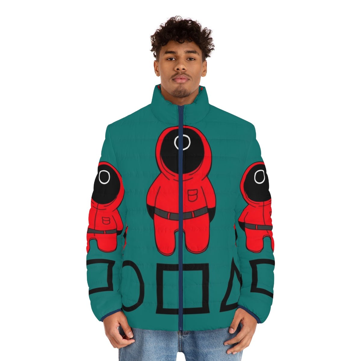 Squid Game Collection 5 Puffer Jacket for Netflix Fans - men front