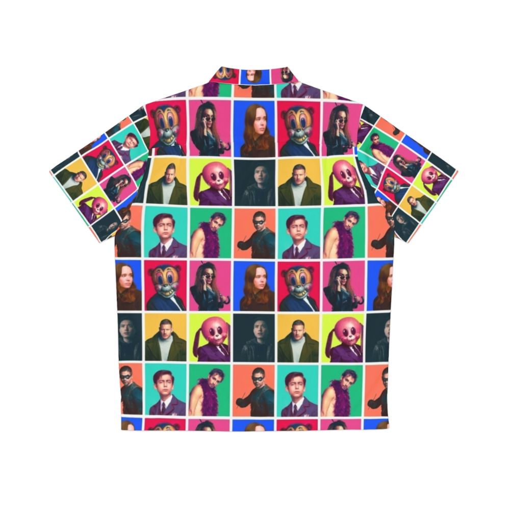 The Umbrella Academy Character Collage Hawaiian Shirt - Back