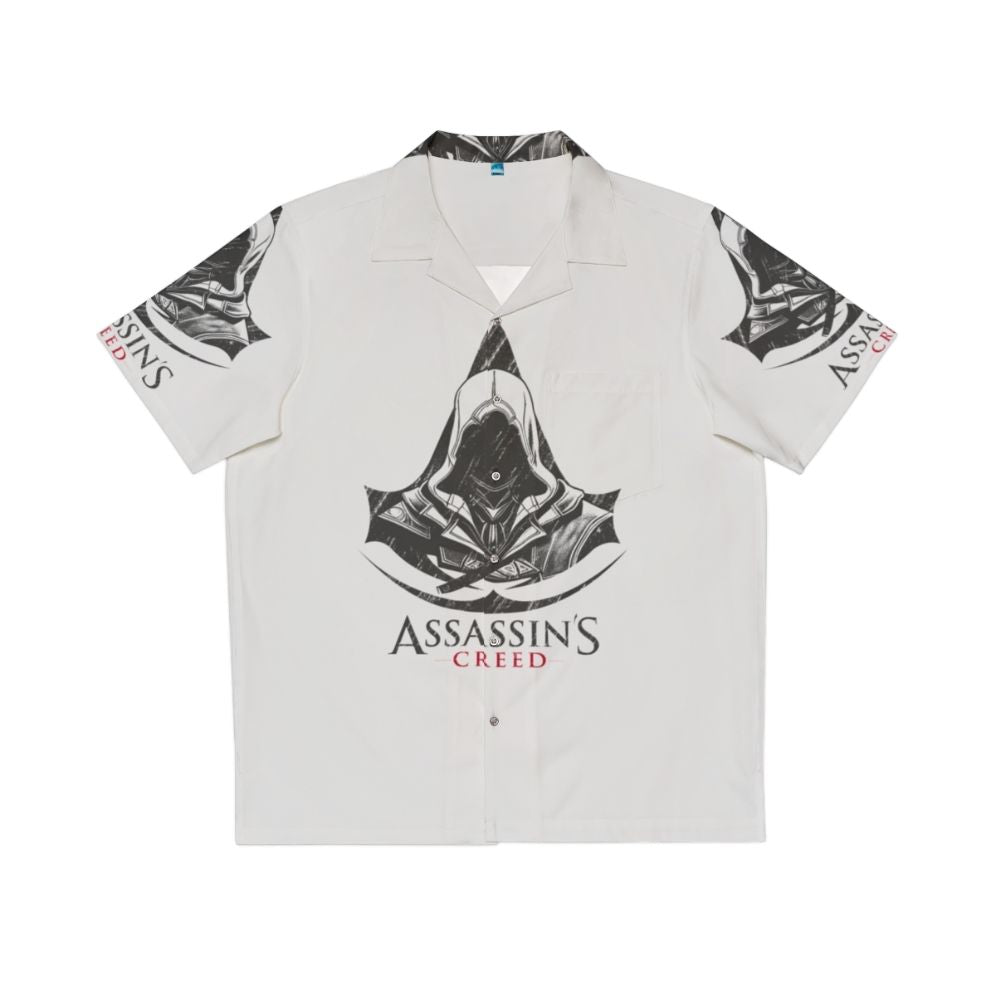 Assassin's Creed character Hawaiian shirt with logo design