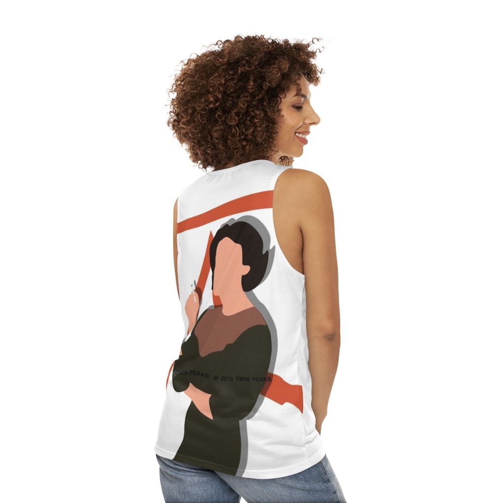 Audrey Horne Twin Peaks Unisex Tank Top - women back