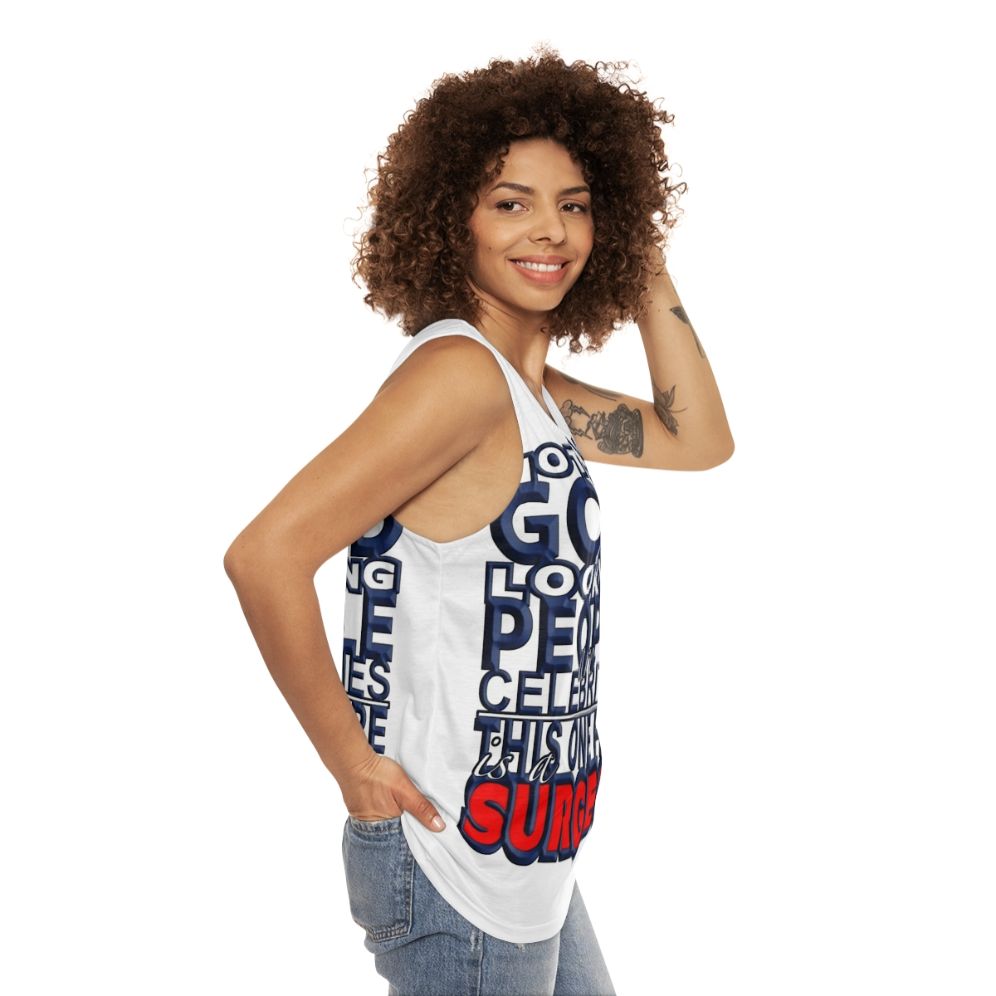 Surgeon Unisex Tank Top - women side