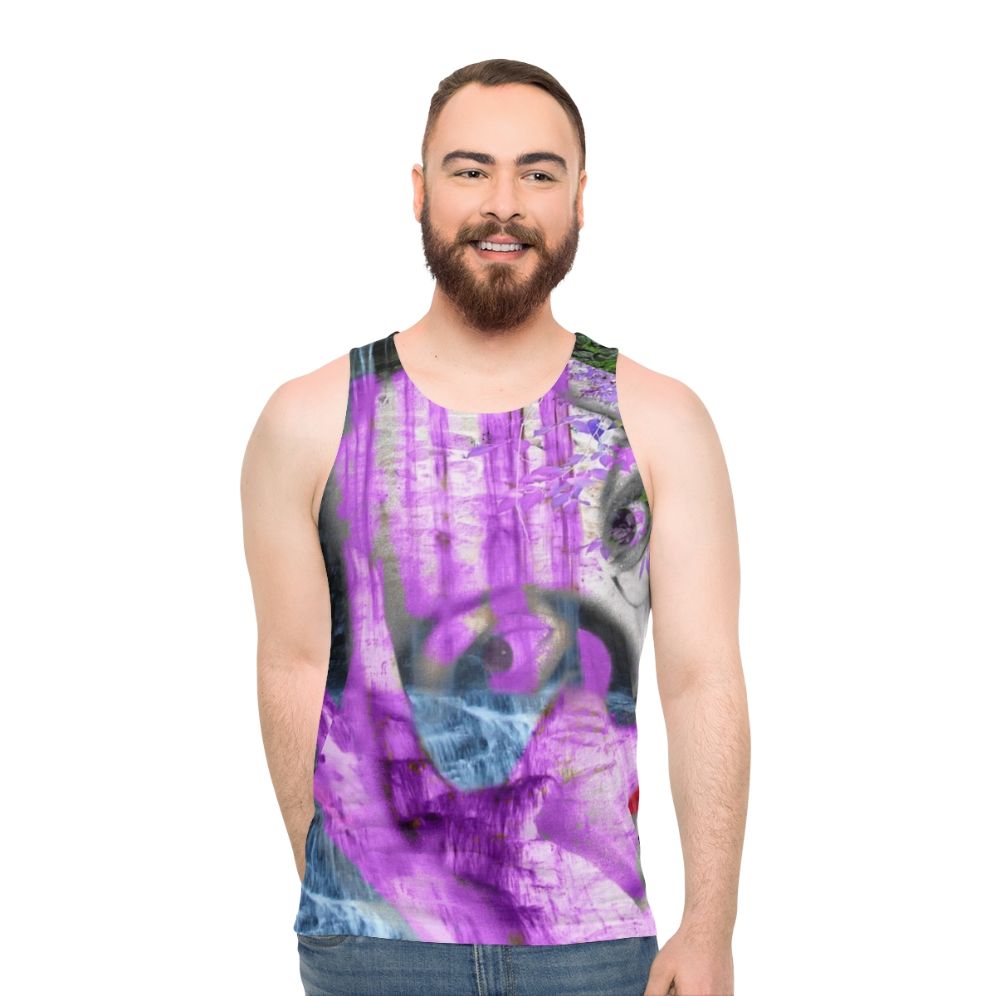 Waterfall unisex fantasy tank top - men