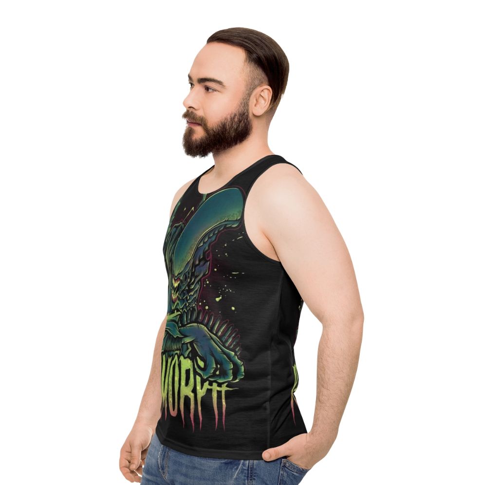 Xenomorph Unisex Tank Top - men side