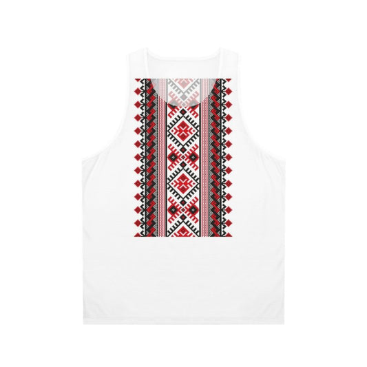 Ukrainian vyshyvanka embroidered unisex tank top