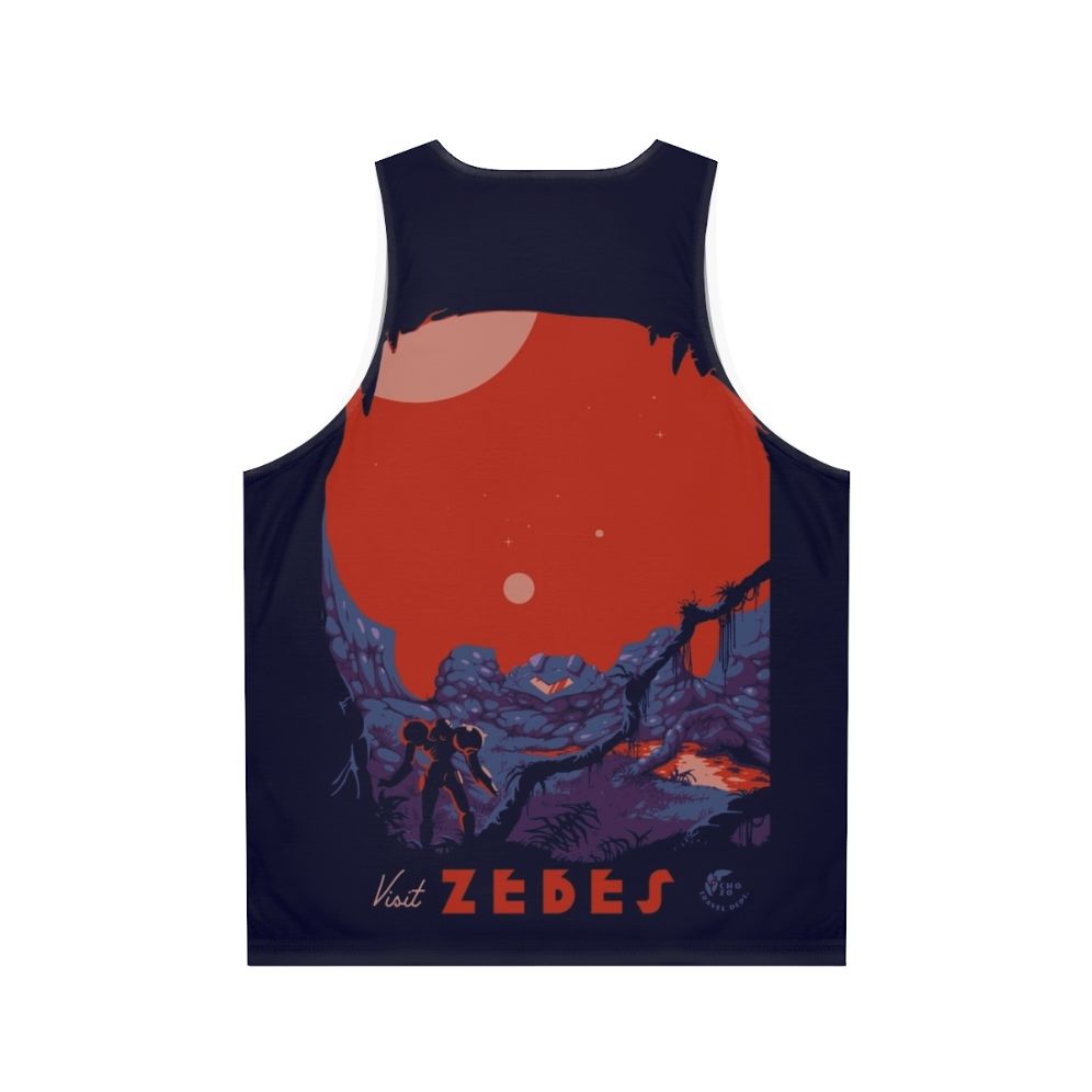 Unisex Metroid Tank Top - Back