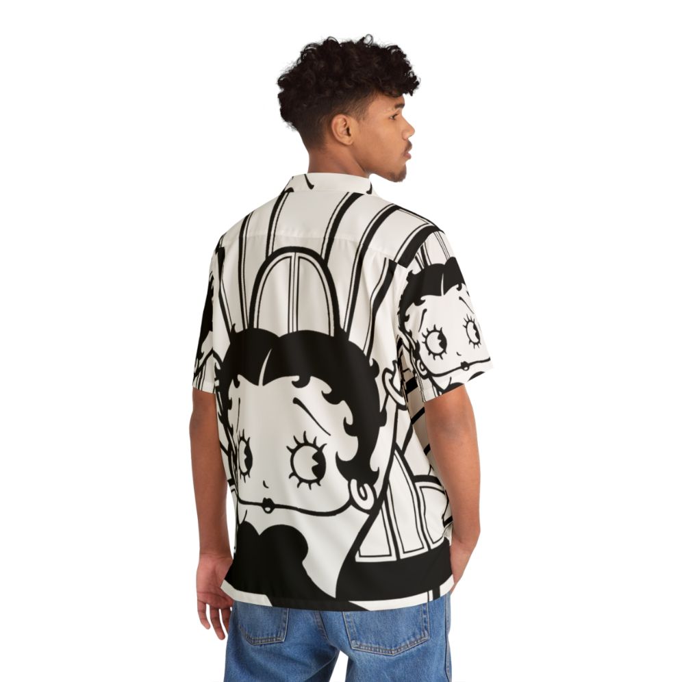 Betty Boop Hawaiian Shirt with Cartoon Design - People Back