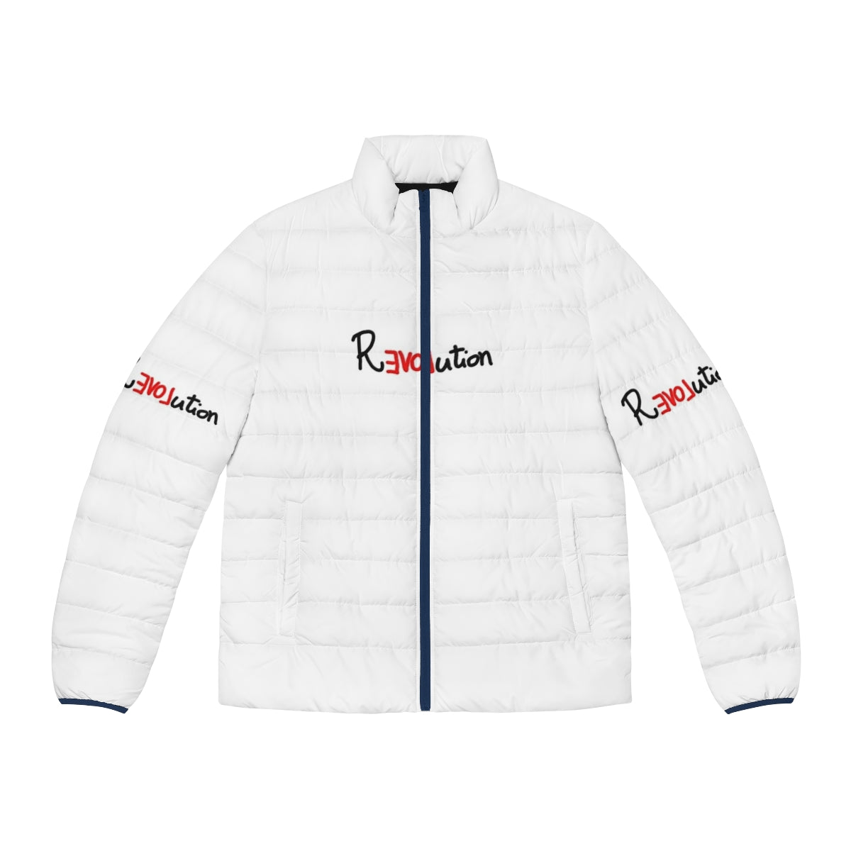 Young Royals inspired revolution puffer jacket featuring fan art design