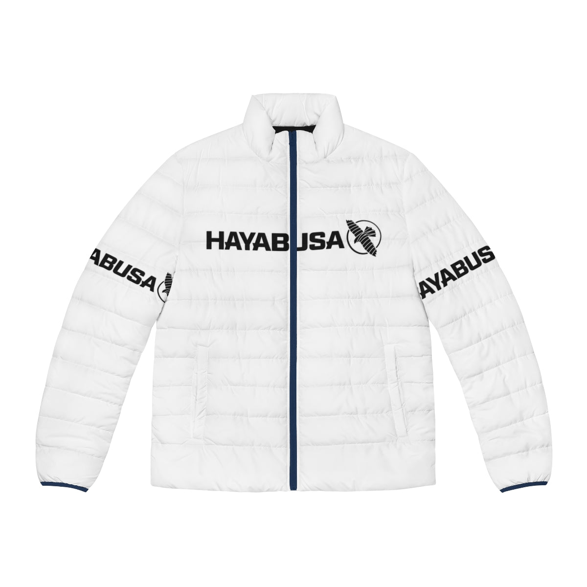 Hayabusa Fight Puffer Jacket, featuring a puffer design for warmth and comfort during training and competition.