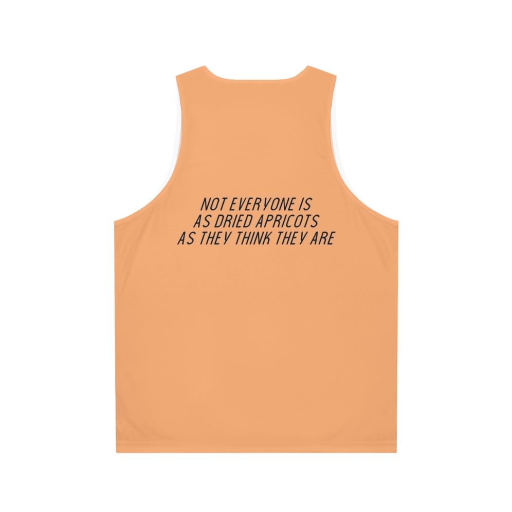 James Acaster's Surreal Apricots Unisex Tank Top - Back