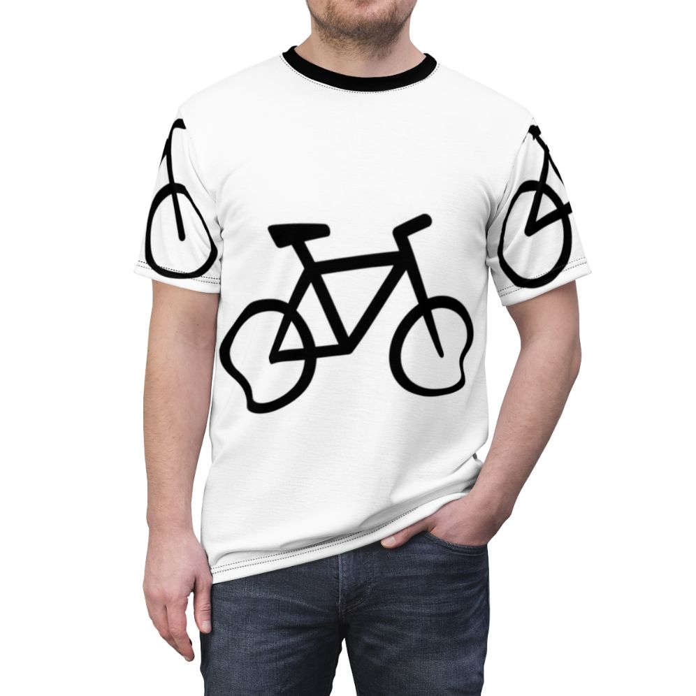 Stylish bicycle lover t-shirt for bike enthusiasts - men front