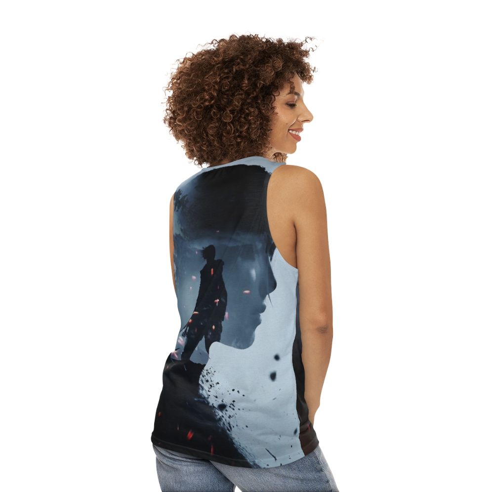 Lara Croft "Rise of the Tomb Raider" Unisex Tank Top - women back