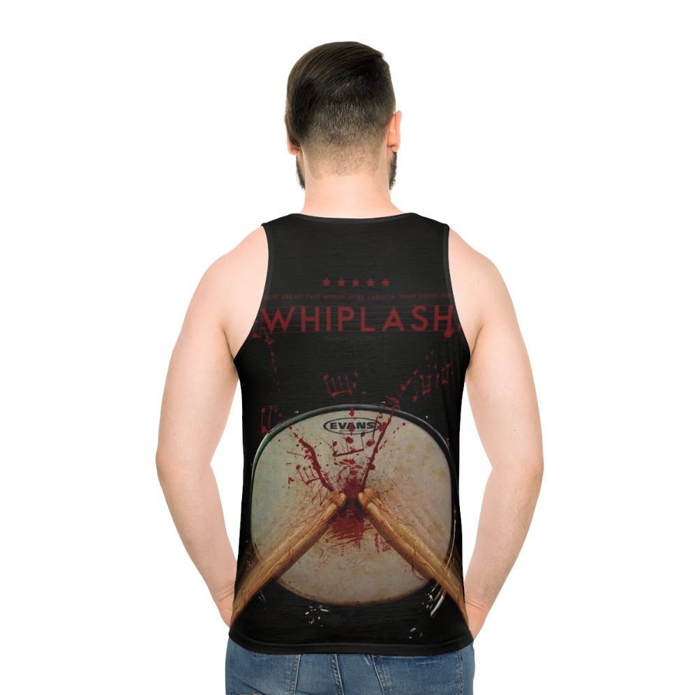 Whiplash movie inspired unisex tank top - men back