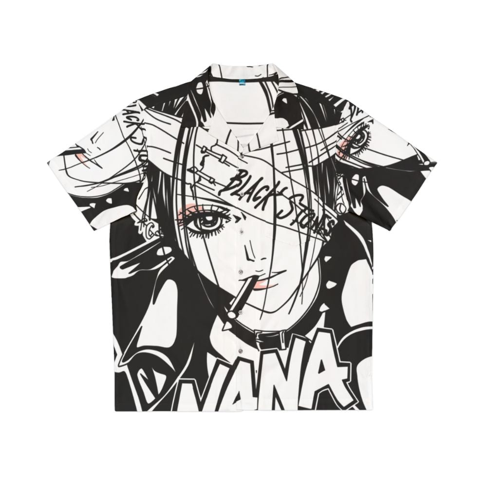 Nana Hawaiian Shirt with Anime and Punk Rock Inspired Design