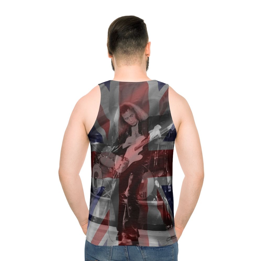 Ritchie Blackmore Union Jack Unisex Tank Top - men back