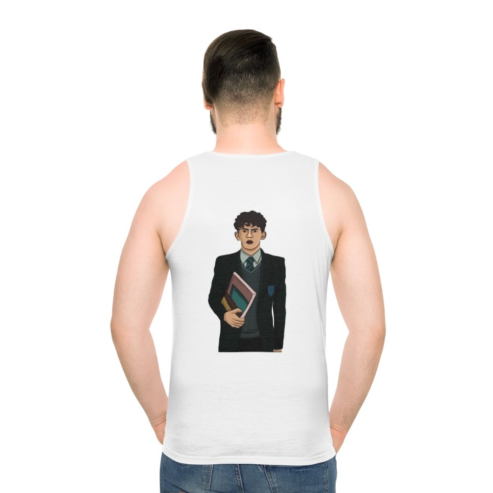 Heartstopper Charlie Spring Unisex Tank Top - men back