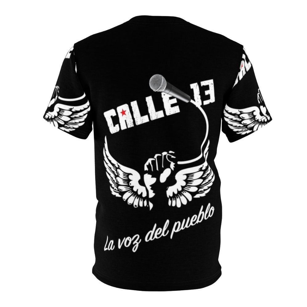 Calle 13 inspired t-shirt featuring the Puerto Rican rapper Residente - Back