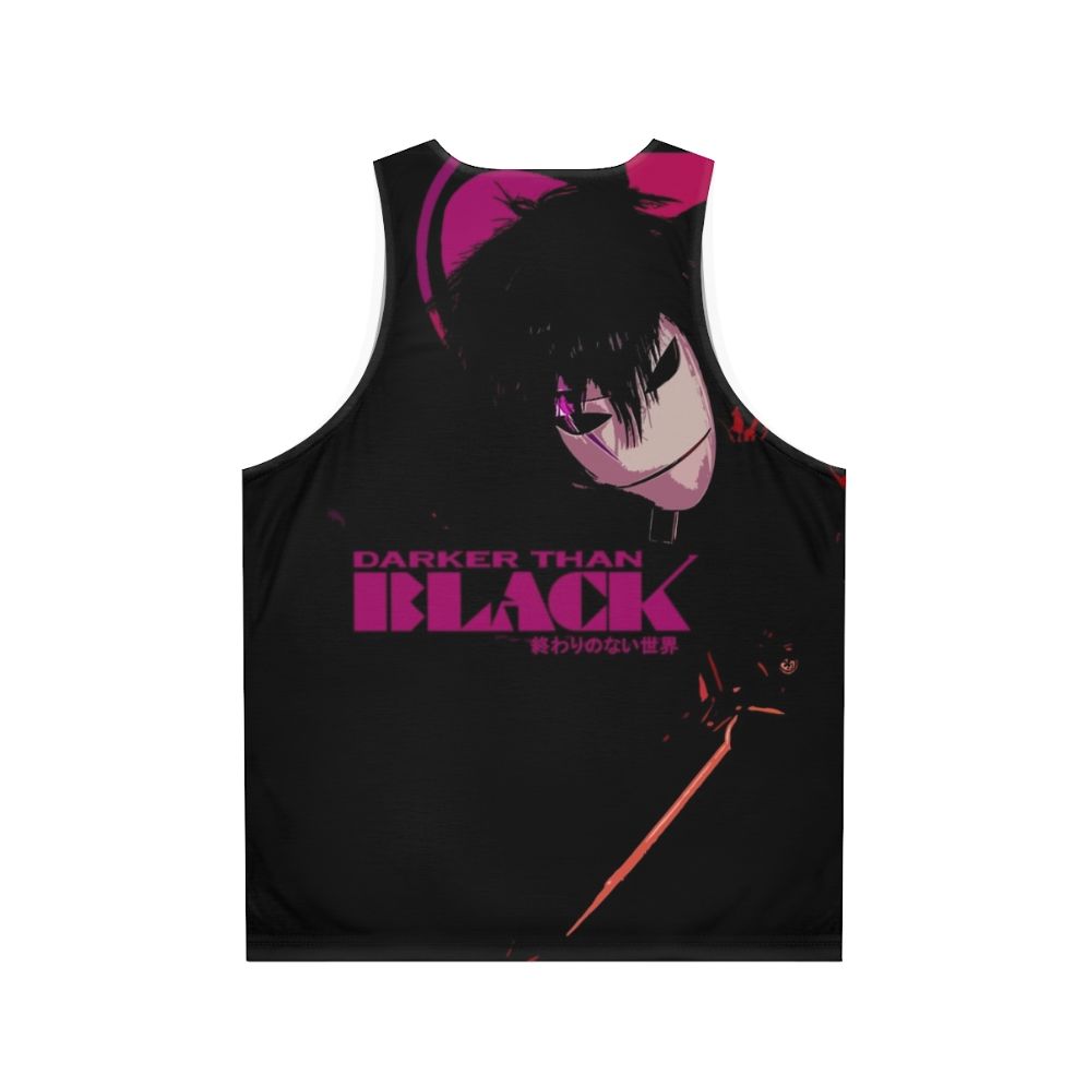 Darker Than Black Black Reaper Unisex Tank Top - Back