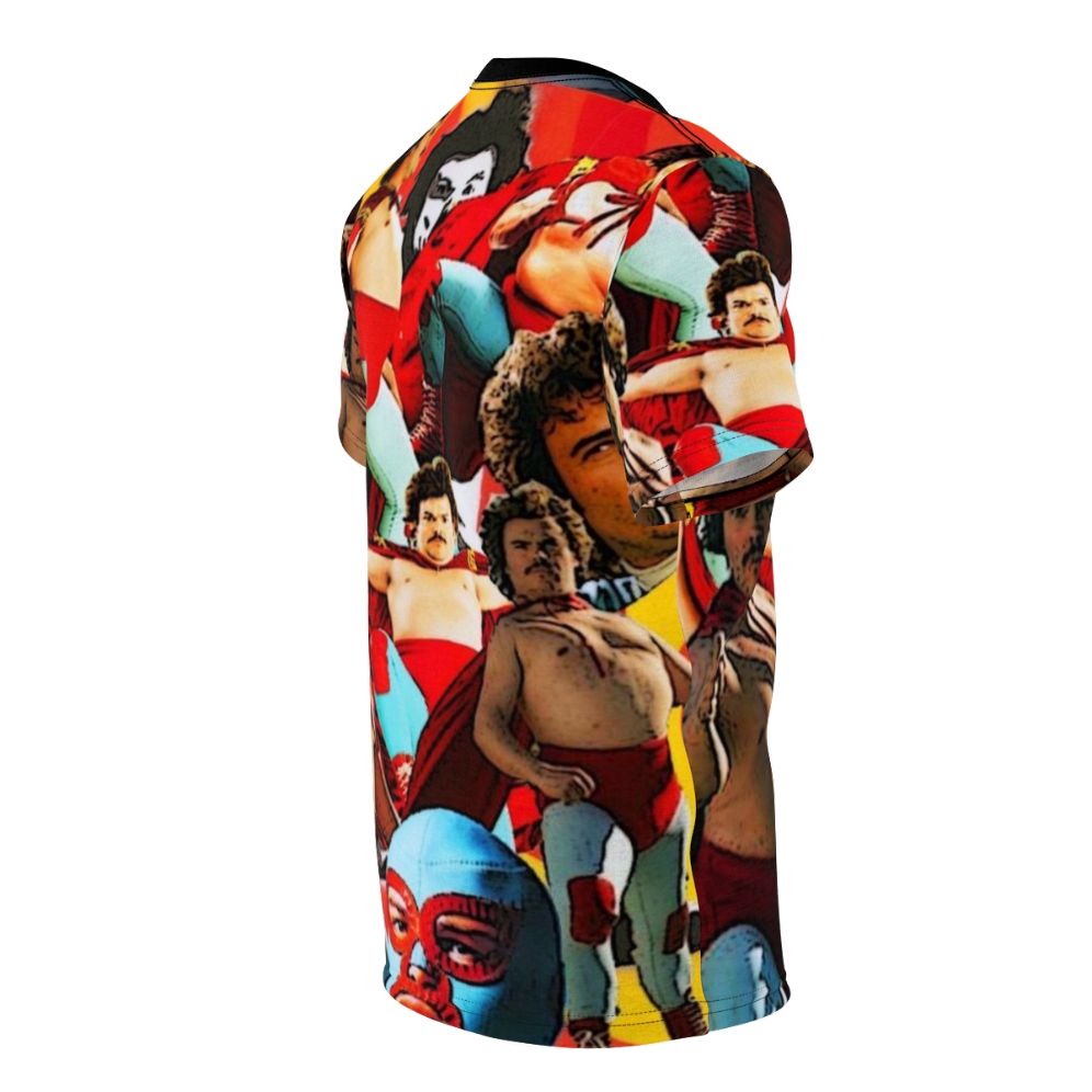 Nacho Libre Inspired Luchador Wrestling T-Shirt - men right