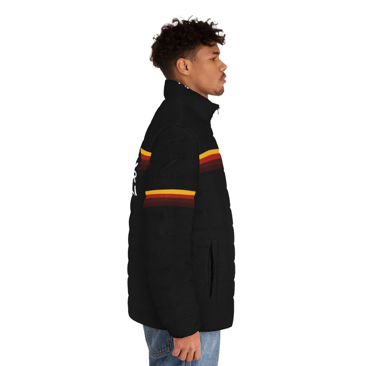 MCRN Puffer Jacket - The Expanse Inspired Futuristic Space Fashion - men side right