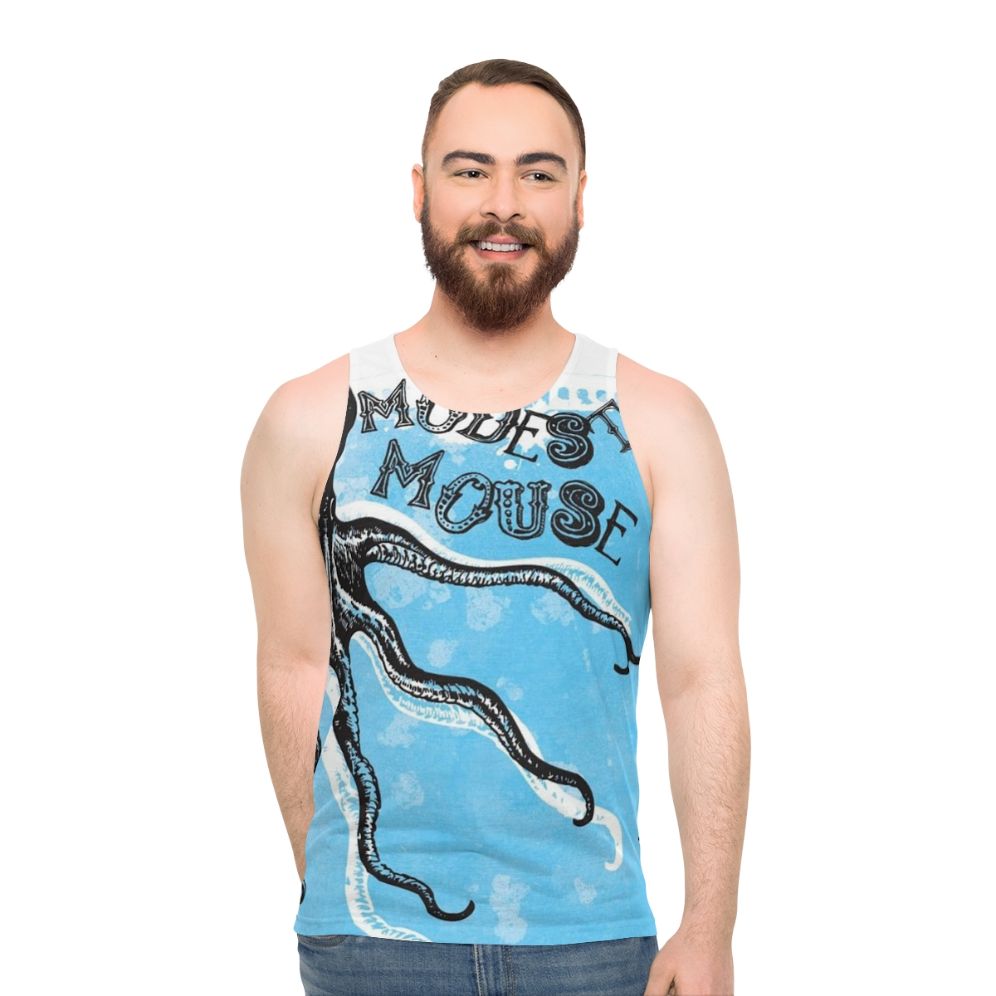 Modest Mouse Octopus Themed Unisex Tank Top - men