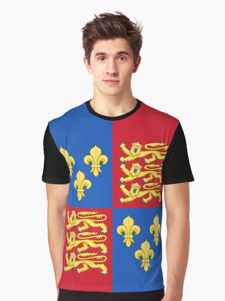 Henry V - Royal Arms of England (1399-1603) Graphic T-Shirt - Men