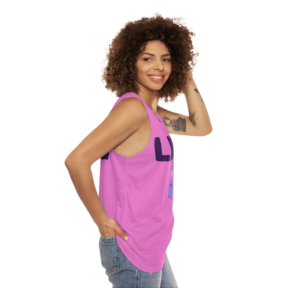 Libra mermaid unisex zodiac tank top - women side