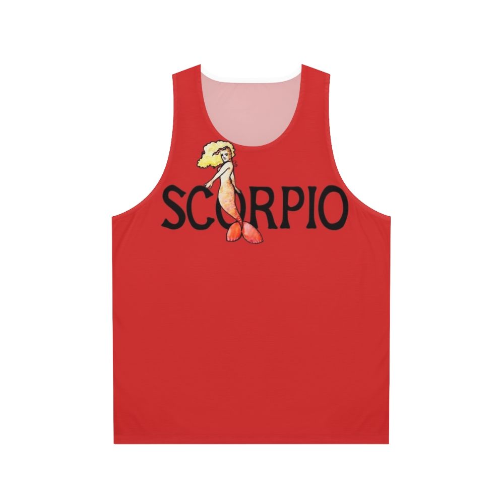 Scorpio Mermaid Zodiac Unisex Tank Top