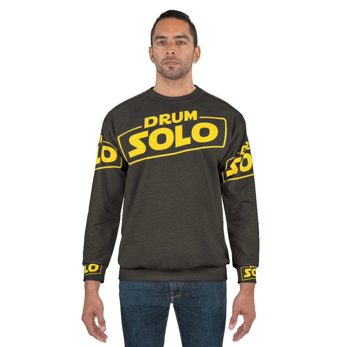 Drum Solo Sweatshirt for Drummers and Music Lovers - men