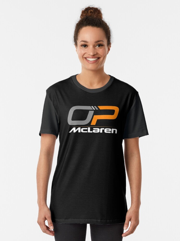 Oscar Piastri McLaren F1 Racing Graphic T-Shirt - Women