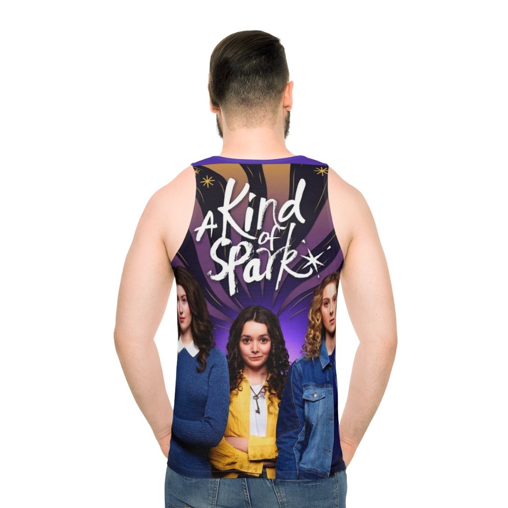 Unisex 'A Kind of Spark' neurodivergent tank top - men back