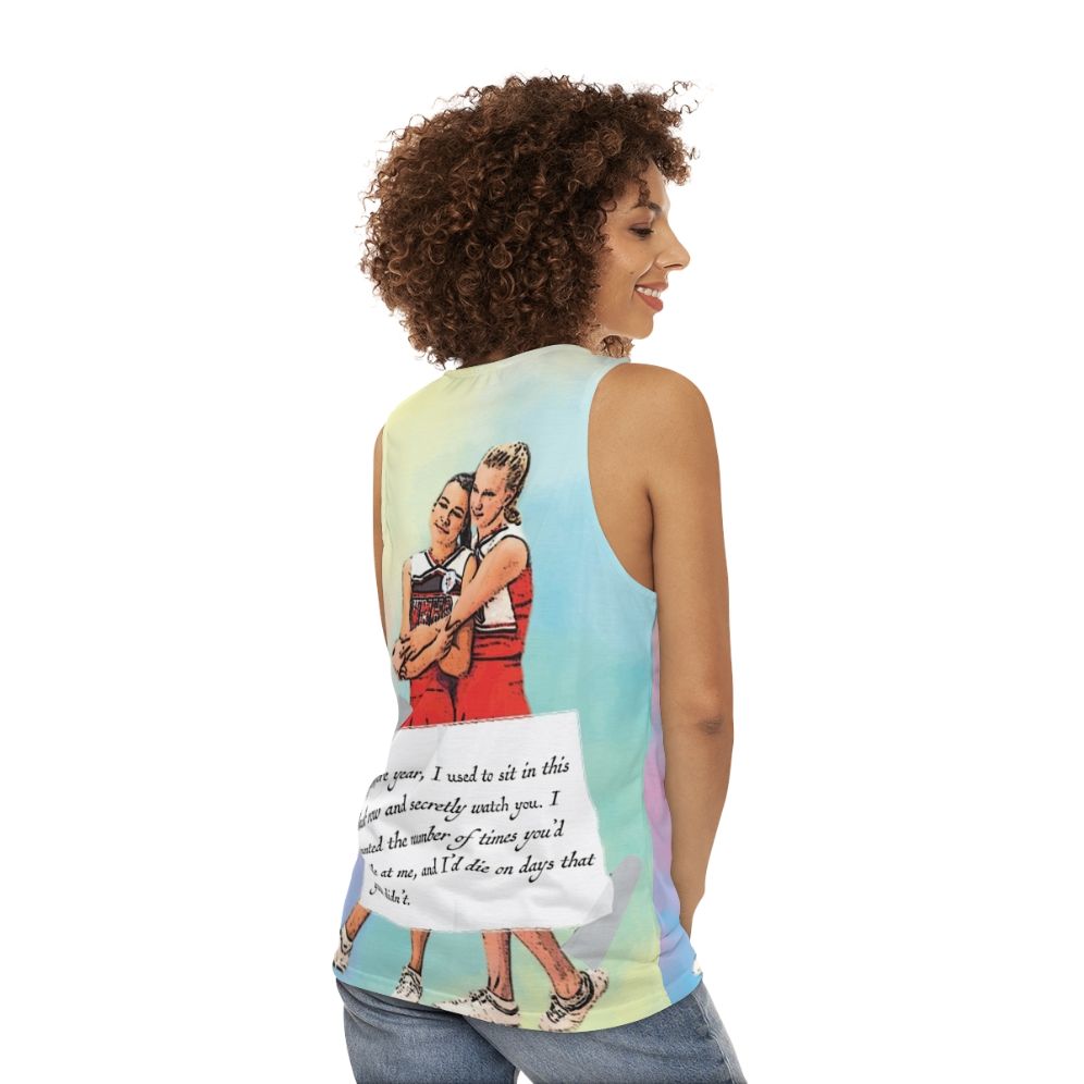 Glee Brittana Watercolor Unisex Tank Top - women back