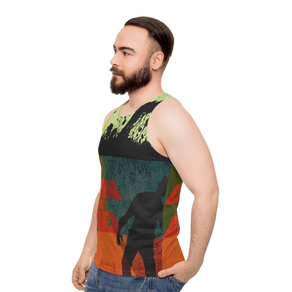 Vintage Modern Dawn of the Dead Unisex Tank Top - men side