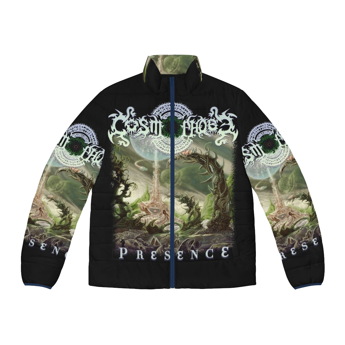 Cosmophobe Presence puffer jacket for cold weather